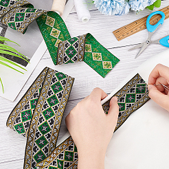 Ethnic Style Embroidery Polyester Ribbons&nbsp;OCOR-WH0060-56A