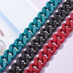 Handmade Acrylic Curb Chain&nbsp;AJEW-JB01036