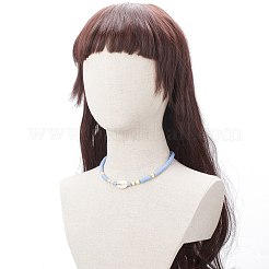 Polymer Clay Heishi Beaded Necklace&nbsp;NJEW-JN03786