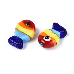 Handmade Lampwork Beads Strands&nbsp;LAMP-N036-15B
