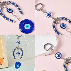 Horse Shoe Pendant Decorations&nbsp;X1-HJEW-H058-04