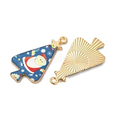 Christmas Theme Rack Plating Alloy Pendants&nbsp;FIND-M020-02H-G