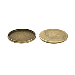Iron Plain Edge Bezel Cups&nbsp;MAK-Q011-25AB-25mm