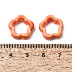 Flower Hollow Glazed Porcelain Bead Frame&nbsp;PORC-A034-09J