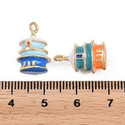 Alloy Enamel Pendants&nbsp;ENAM-D320-06