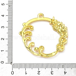 Ocean Theme Alloy Open Back Bezel Pendants&nbsp;PALLOY-F321-03A-G
