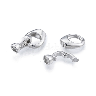 Brass Fold Over Clasps&nbsp;KK-A165-01P-1