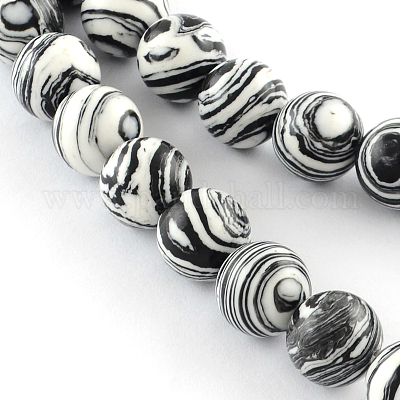 Dyed Synthetical Gemstone Round Bead Strands&nbsp;G-Q939-01B-08-1