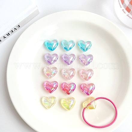 Transparent Acrylic Beads TACR-F008-02-1