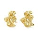 Brass Stud Earrings&nbsp;EJEW-B045-01G-2