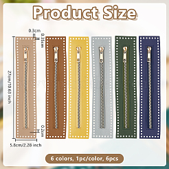 6Pcs 6 Colors Garment Accessories&nbsp;FIND-OC0014-09A
