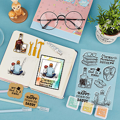 Custom PVC Plastic Clear Stamps&nbsp;DIY-WH0448-0807