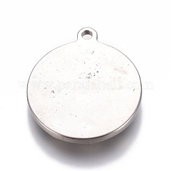 304 Stainless Steel Pendants&nbsp;STAS-E474-28