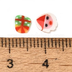 Christmas Theme Handmade Polymer Clay Cabochons&nbsp;CLAY-Q004-27A