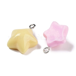 Opaque Resin Pendants&nbsp;X-RESI-H162-07P-02