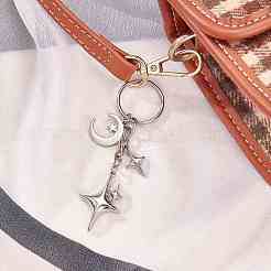 Star & Moon Alloy Keychain&nbsp;KEYC-SW00014-04