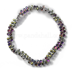 Electroplate Glass Beads&nbsp;GLAA-WH0023-29E