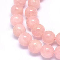 Natural Morganite Beads Strands&nbsp;G-F602-12-8mm