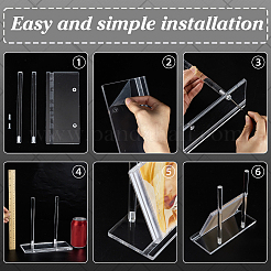 Acrylic Display Stands for CD&nbsp;ODIS-WH0030-195