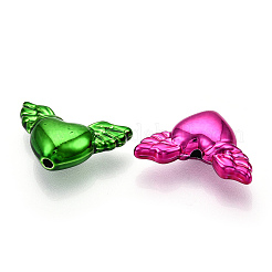 UV Plating Opaque Acrylic Beads&nbsp;PACR-T017-04