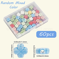 60Pcs Handmade Porcelain Beads&nbsp;PORC-LT0001-01