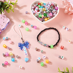 700Pcs 3 Styles Opaque Acrylic Beads&nbsp;OACR-PJ0001-01A