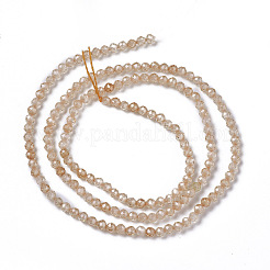 Cubic Zirconia Beads Strands&nbsp;G-F596-48F-3mm