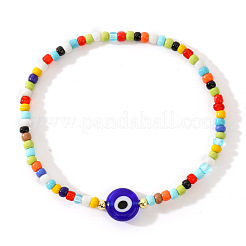 Handmade Glass Seed Beads Stretch Bracelets&nbsp;CD8342-1