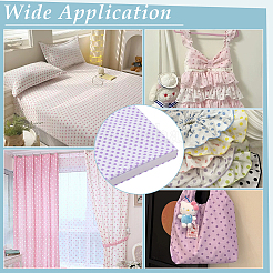 Polka Dot Pattern Cotton Fabric&nbsp;DIY-WH0504-909