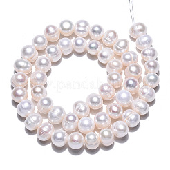 Natural Cultured Freshwater Pearl Beads Strands&nbsp;PEAR-N013-07H