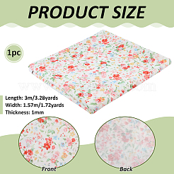 3M Flower Pattern Polyester Fabric&nbsp;DIY-FG0008-78