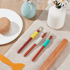 3Pcs 3 Styles Stainless Steel Carving Knifves&nbsp;TOOL-UN0001-75