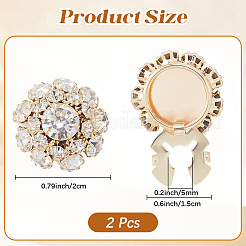 Brass Cuff Buttons&nbsp;DIY-WH20011-70C