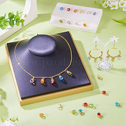 20Pcs Glass Pendants&nbsp;PALLOY-TA00240