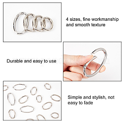 Alloy Spring Gate Rings&nbsp;PALLOY-CA0001-28P
