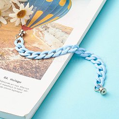 Opaque Acrylic Curb Chain Phone Case Chain&nbsp;HJEW-JM00512-05