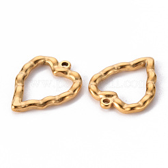 304 Stainless Steel Open Back Bezel Pendants&nbsp;STAS-T052-22G