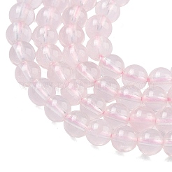 Natural Madagascar Rose Quartz Beads Strands&nbsp;G-A307-A01-02
