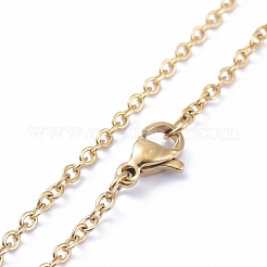 304 Stainless Steel Pendant Necklaces&nbsp;NJEW-E147-04G
