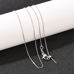 0.8MM Brass Box Chain Adjustable Slider Necklaces&nbsp;KK-H533-09B-P