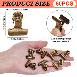 60Pcs Zinc Alloy Clips&nbsp;AJEW-CP0010-80