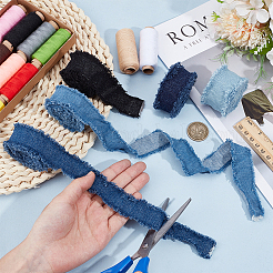 5Pcs 5 Colors Polyester Ribbon&nbsp;OCOR-PH0007-25
