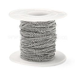 Tarnish Resistant 304 Stainless Steel Curb Chains&nbsp;CHS-R008-09