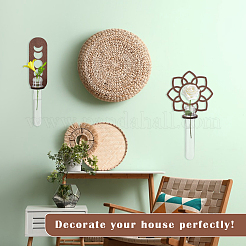 2 Sets 2 Styles Wall Hanging Terrarium Planter with Plastic Tube&nbsp;ODIS-GA0001-53B