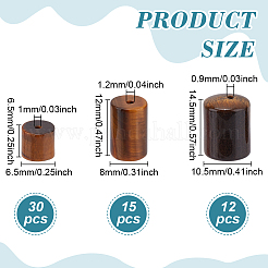 57Pcs 3 Styles Natural Tiger Eye Beads Sets&nbsp;G-WR0001-04