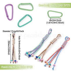 3Pcs Nylon Cord Pendant Decorations&nbsp;FIND-TA0010-34