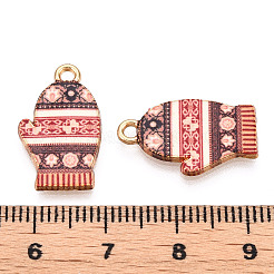 Winter Theme Alloy Printed Pendants&nbsp;PALLOY-D581-01E