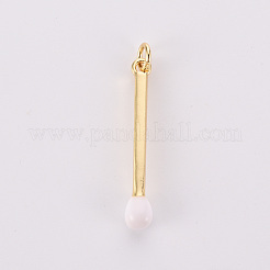 Brass Enamel Pendants&nbsp;KK-S362-032L-NR