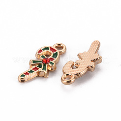 Eco-Friendly Alloy Enamel Pendants&nbsp;ENAM-T011-64-NR