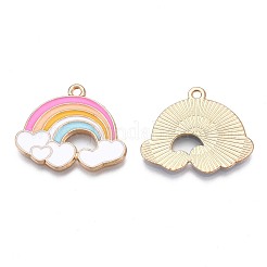 Alloy Enamel Pendants&nbsp;PALLOY-S132-342